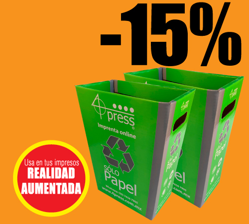 Botes de Basura para solo Papel - 4Press