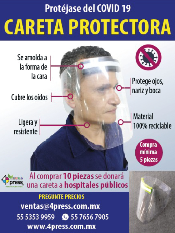 COVID-19 Careta Protectora 11 - 4Press Imprenta Verde