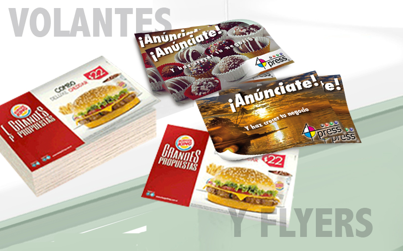 Impresión de flyers, Impresión de volantes